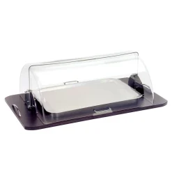 ZEPE Plateau réfrigéré gn 1/1 rectangulaire brun bois 92 cm Roma