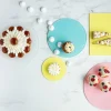 MEALPLAK Plateau rond pour cloche résine Nacryl® rose Ø 30 cm 1 cm Outlet
