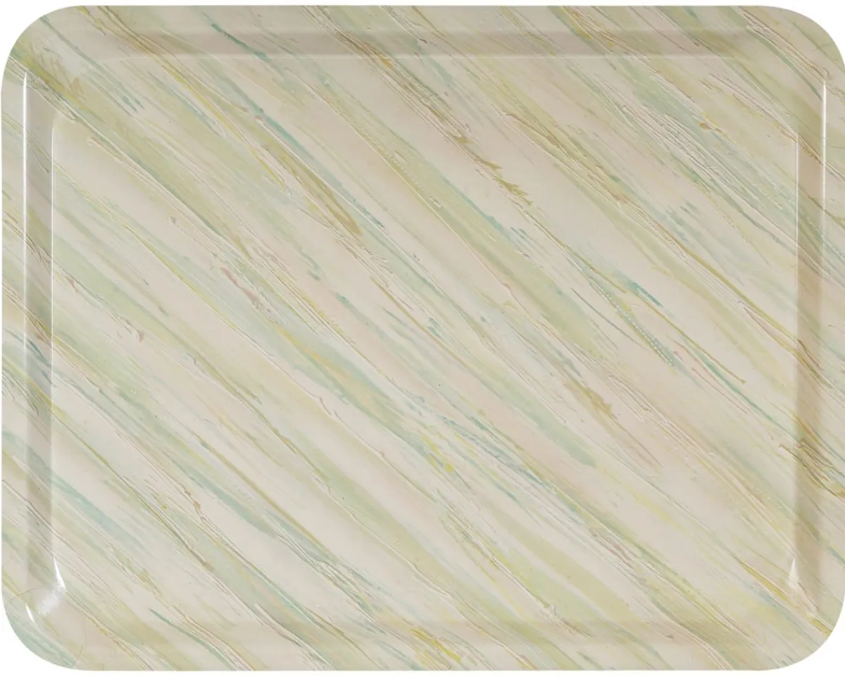 Plateau stratifié bois beige 37x28 cm - PLATEX Online