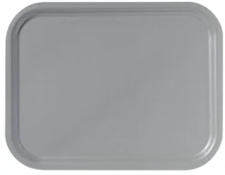Plateau stratifié bois gris 46x36 cm - PLATEX Best