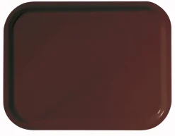 PLATEX Plateau stratifié bois marron 37x28 cm