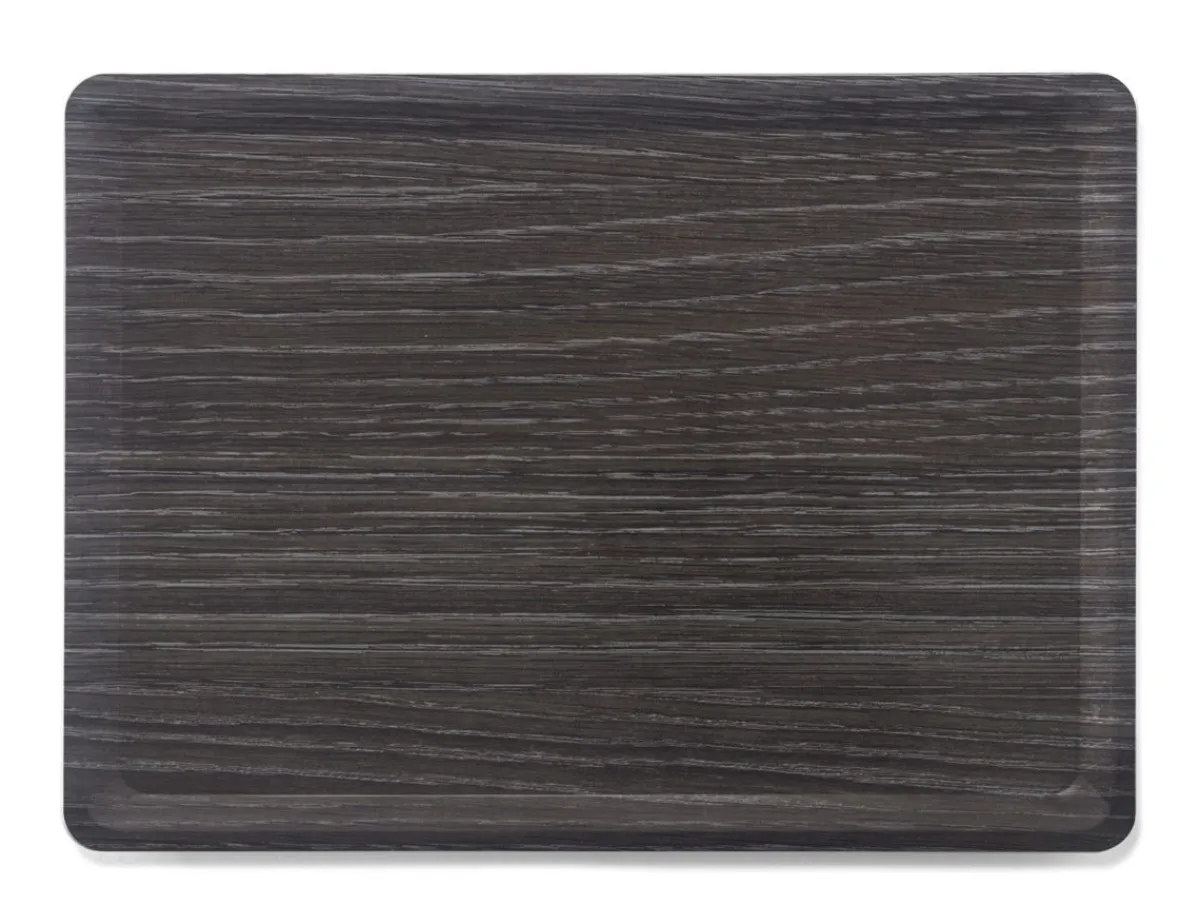 Plateau stratifié bois marron 40x30 cm - PLATEX Online