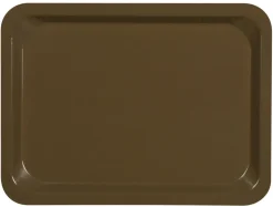 PLATEX Plateau stratifié bois marron 40x30 cm New