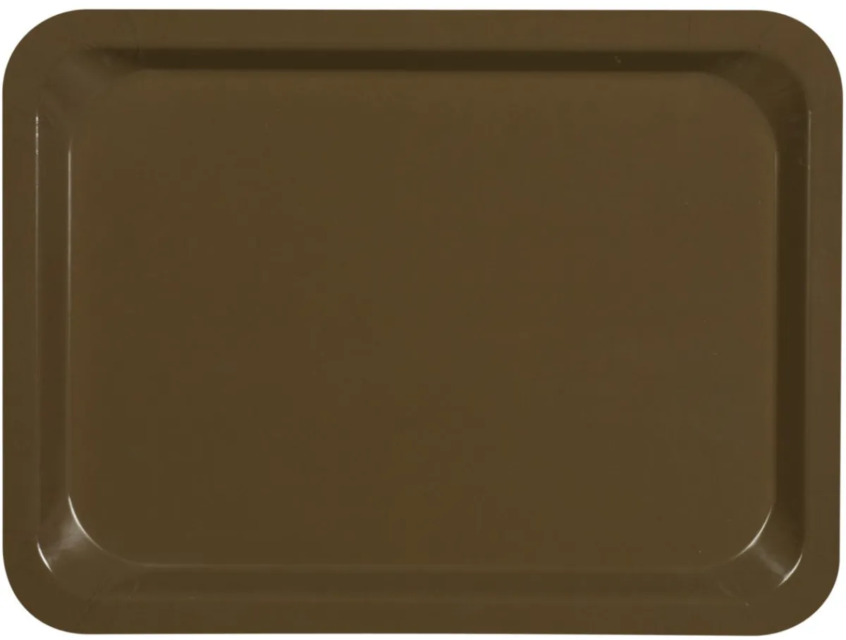 PLATEX Plateau stratifié bois marron 40x30 cm New