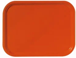 PLATEX Plateau stratifié bois orange 46x36 cm Discount