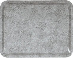 PLATEX Plateau stratifié GN1/2 bois gris 32,5x26,5 cm