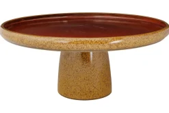 PROOF Plateau surélevé rond jaune porcelaine Ø 29 cm Elements Mustard Outlet