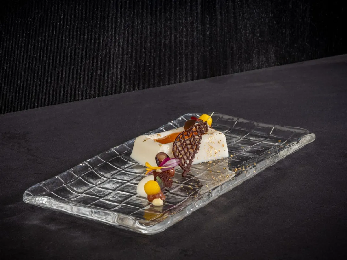 APS Plateau sushi verre 26x13x1,5 cm Takashi Outlet