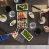 DUNI Plateau sushi 221x92x22 mm 225 ml (100 pièces) Discount