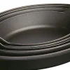 Plat empilable ovale noir fonte d'acier 28 cm - STAUB Sale