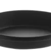 Plat empilable ovale noir fonte d'acier 15x10 cm - Aucune Clearance