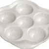 REVOL Plat à escargots rond blanc porcelaine culinaire Ø 16 cm French Classics Discount