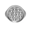 DEGRENNE Plat à escargots 12 trous rond inox 18/0 Ø 23 cm Clearance