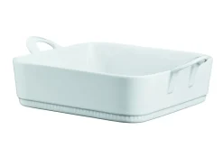 Plat à four carré blanc porcelaine culinaire 17,5x17,5 cm Toulouse - PILLIVUYT Online