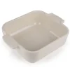 PEUGEOT SAVEURS Plat à four carré ivoire porcelaine 18 cm Céramique New