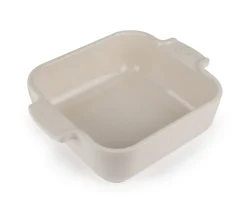 PEUGEOT SAVEURS Plat à four carré ivoire porcelaine 18 cm Céramique New