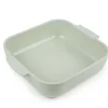 Plat à four carré vert sauge porcelaine 28 cm Céramique - PEUGEOT SAVEURS Outlet