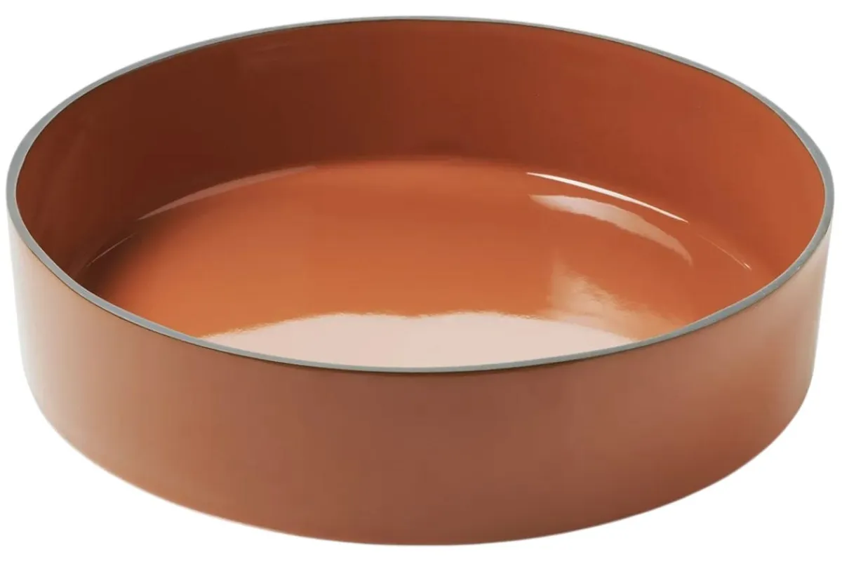 REVOL Plat à four céramique cannelle Ø 26 cm 5,3 cm 1,8 L Caractère New