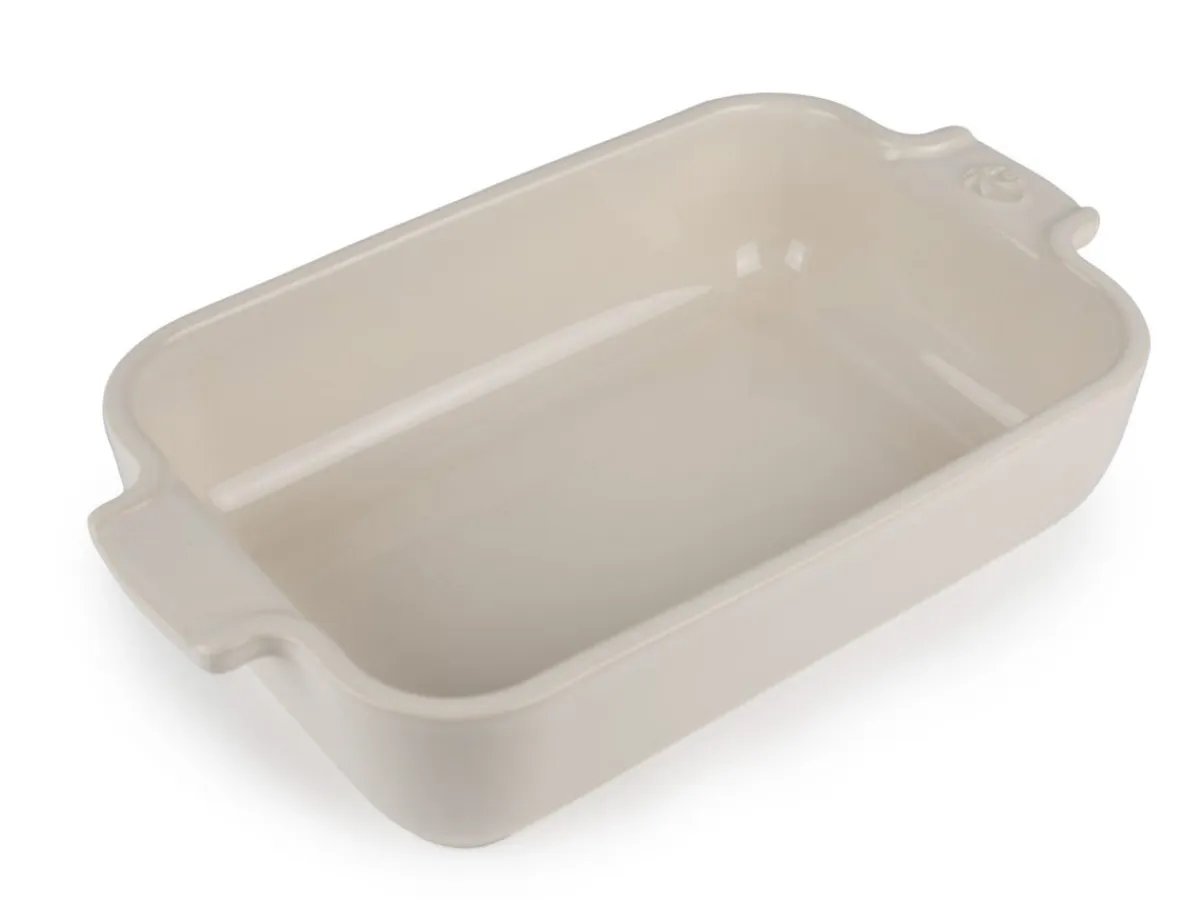 Plat à four rectangulaire ivoire porcelaine 40x27,2 cm Céramique - PEUGEOT SAVEURS Clearance