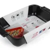 PEUGEOT SAVEURS Plat à four rectangulaire noir porcelaine vitrifiée 22x13 cm Best