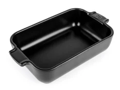 PEUGEOT SAVEURS Plat à four rectangulaire noir porcelaine vitrifiée 22x13 cm Best