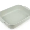 Plat à four rectangulaire vert sauge porcelaine 40 cm Céramique - PEUGEOT SAVEURS Outlet
