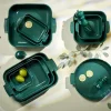 PEUGEOT SAVEURS Plat à four rectangulaire vert forêt porcelaine vitrifiée 36x23 cm Céramique Best