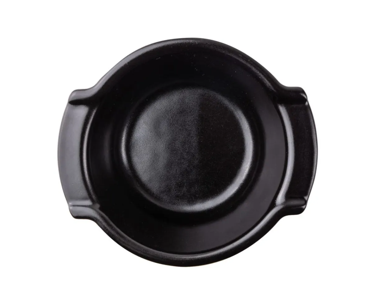 Plat à four rond noir porcelaine Ø 11 cm Appolia - PEUGEOT SAVEURS Hot