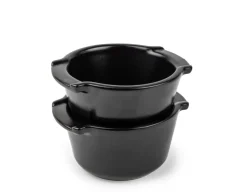 Plat à four rond noir porcelaine Ø 11 cm Appolia - PEUGEOT SAVEURS Hot