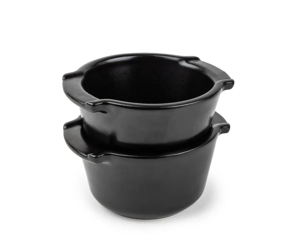 Plat à four rond noir porcelaine Ø 11 cm Appolia - PEUGEOT SAVEURS Hot