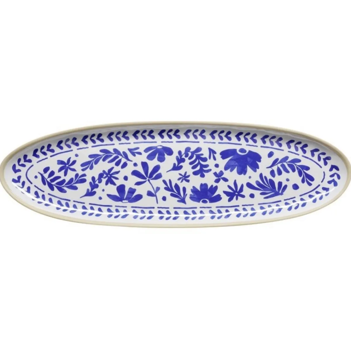 Plat GN2/4 mélamine blanc 52,5x16,5x2,5 cm Floryn - APS New