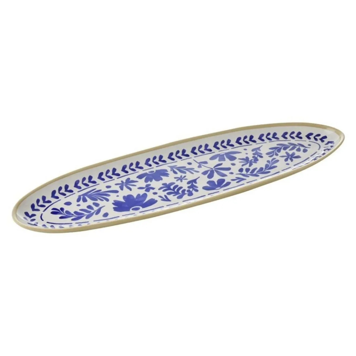Plat GN2/4 mélamine blanc 52,5x16,5x2,5 cm Floryn - APS New