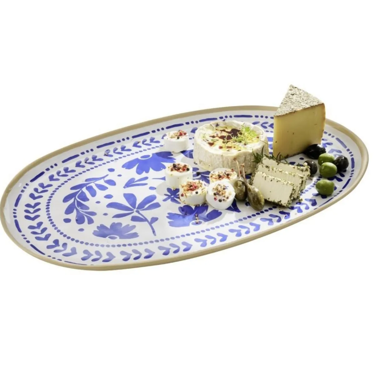 Plat GN1/1 mélamine blanc 53x32,5x2,5 cm Floryn - APS Best