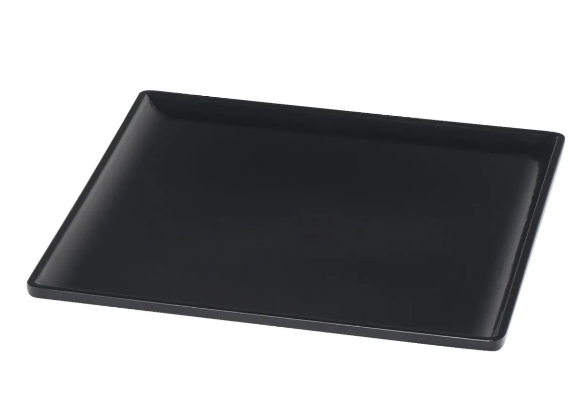 PLATEX Plat GN1/2 noir mélamine 32,5 cm Vestah Outlet