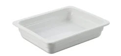 REVOL Plat GN1/2 porcelaine culinaire blanc 32,5x26,5x6,5 cm 300 cl Gastro Hotel Discount
