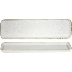 Plat GN2/4 porcelaine vitrifiée barley white 53x15x2,5 cm 1,4 L Stonecast Hints - CHURCHILL Sale