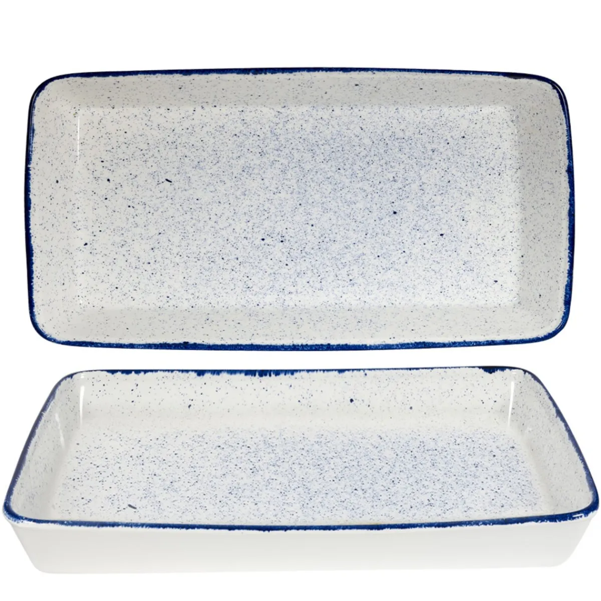 CHURCHILL Plat GN1/1 porcelaine vitrifiée Hints Indigo 53x32,5x6,2 cm 6 L Stonecast Hints Sale