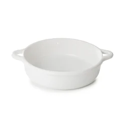 Plat à gratin rond Blanc albâtre porcelaine culinaire Ø 31 cm Bombance - REVOL Sale