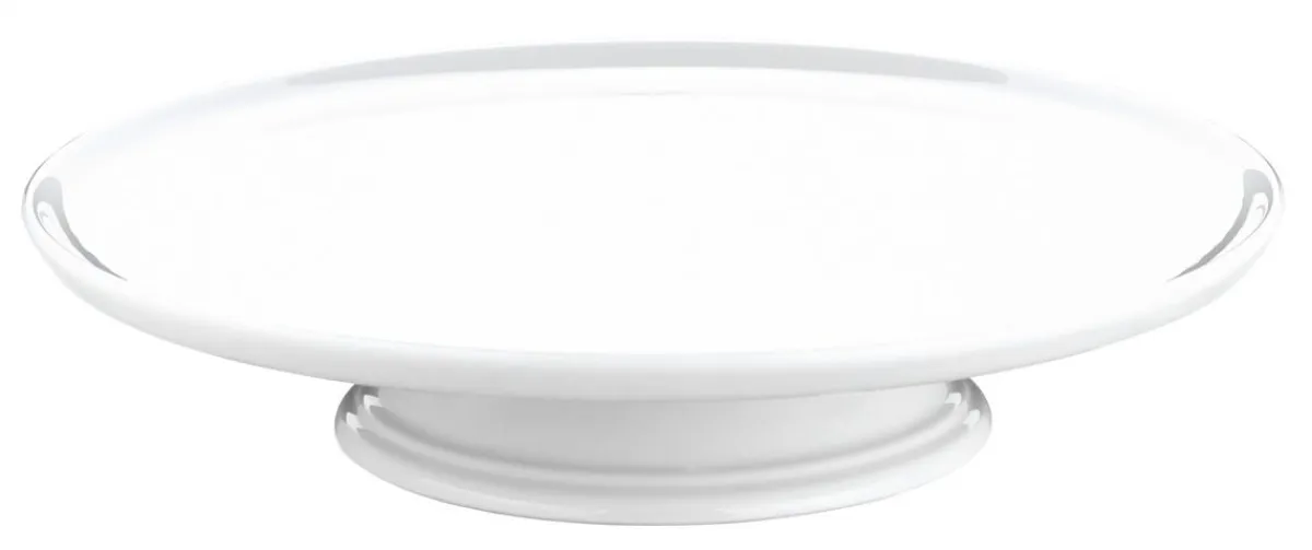 PILLIVUYT Plat à mignardises rond blanc porcelaine culinaire Ø 30 cm Patisserie