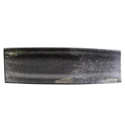 Plat mélamine noir 41x13x3 cm Umi - APS Sale
