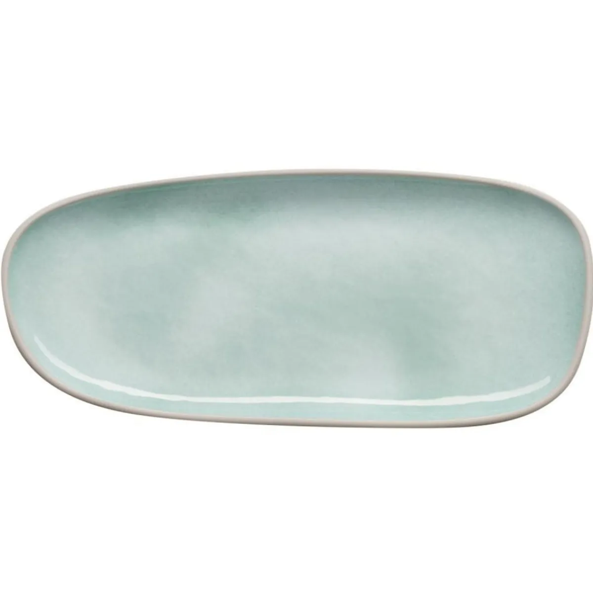 APS Plat mélamine vert 34x15x2,5 cm Cala Outlet