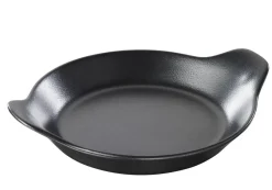 Plat à oeuf rond noir porcelaine culinaire Ø 18 cm French Classics - REVOL Discount