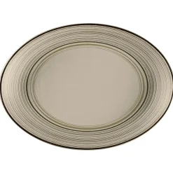 RAK Plat ovale Argila Décor Larissa porcelaine 21 cm Earth Sale