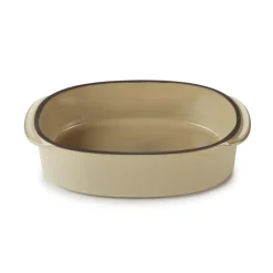 Plat ovale beige porcelaine culinaire 16 cm  Caractère - REVOL Online