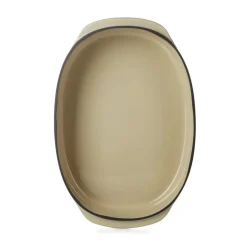 Plat ovale beige porcelaine culinaire 34 cm  Caractère - REVOL Clearance