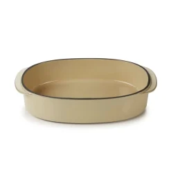 Plat ovale beige porcelaine culinaire 26 cm  Caractère - REVOL Hot
