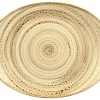 Plat ovale beige porcelaine vitrifiée 36 cm Twirl - RAK Clearance