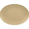 RAK Plat ovale beige porcelaine vitrifiée 32 cm Genesis Hot