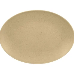 RAK Plat ovale beige porcelaine vitrifiée 32 cm Genesis Hot