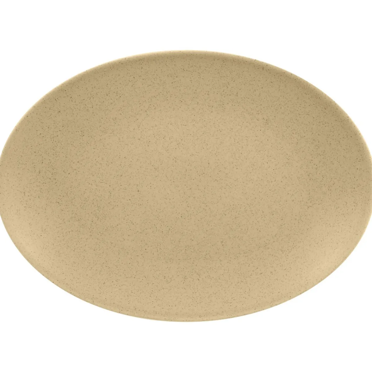 RAK Plat ovale beige porcelaine vitrifiée 32 cm Genesis Hot